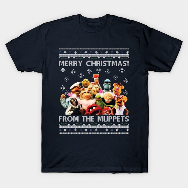 Merry Christmas From The Muppets T-Shirt by Nova5